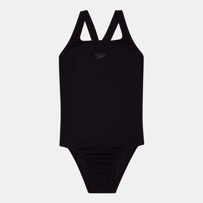 Speedo Kids' Essential Endurance+ Medalist Swimsuit (Older Kids) Black Speedo Kids' Essential Endurance+ Medalist Swimsuit (Older Kids) Black image number 0