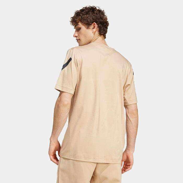 adidas Men's Z.N.E. T-Shirt Beige image number 1
