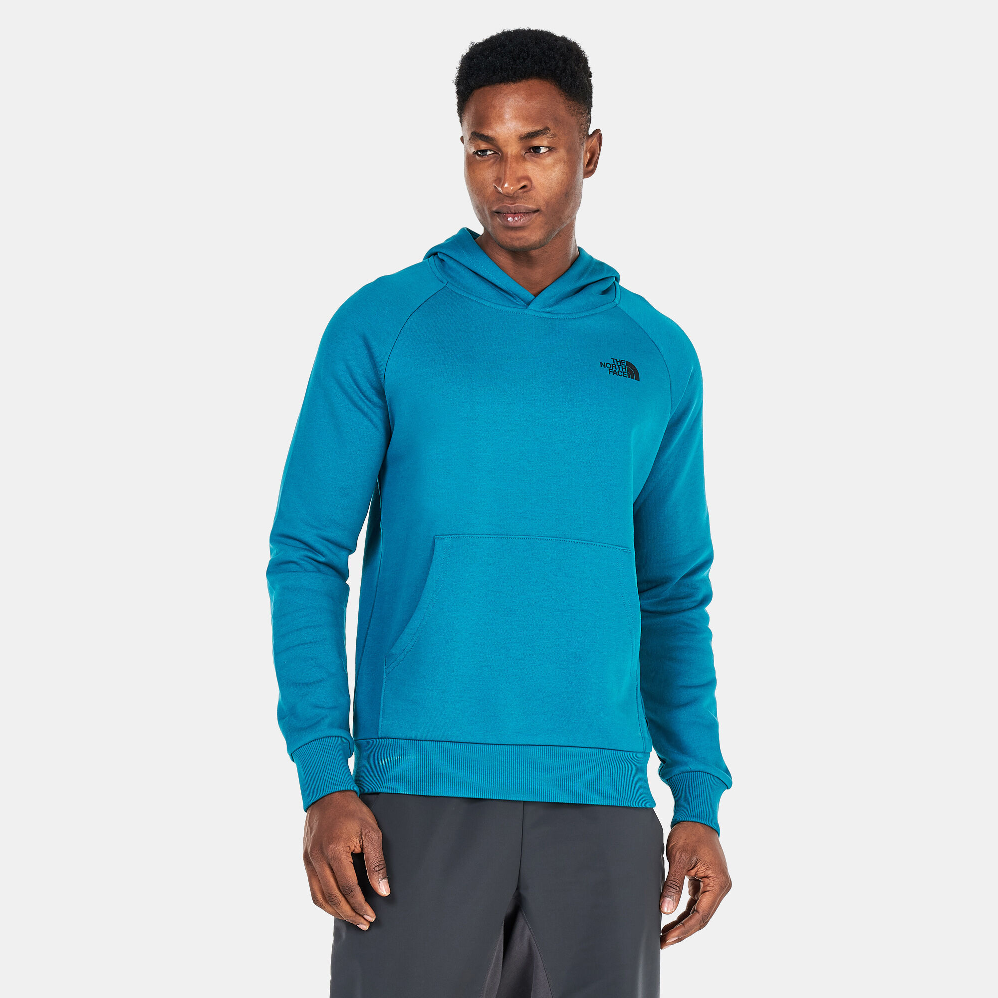 Men s Raglan Red Box Hoodie Blue The North Face in Qatar SSS