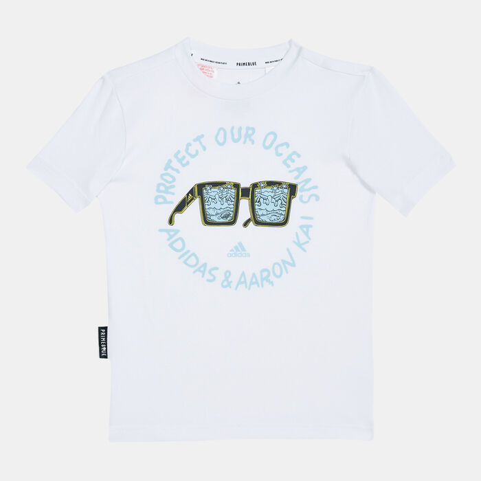 adidas Kids' X Aaron Kai T-Shirt White adidas Kids' X Aaron Kai T-Shirt White image number 0
