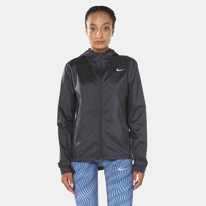 Nike Women's Essential Running Jacket Black Nike Women's Essential Running Jacket Black image number 0