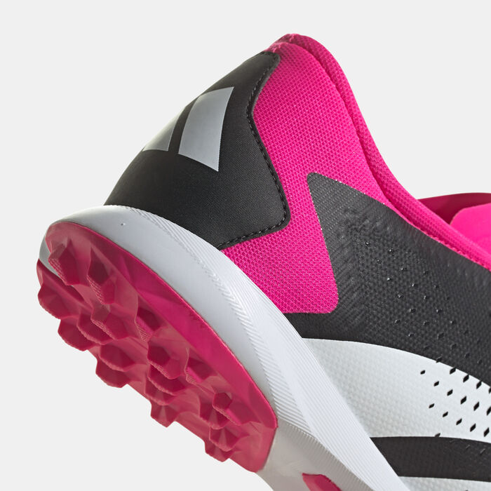 adidas Men's Predator Accuracy.3 Low Turf Ground Football Shoe Pink image number 4