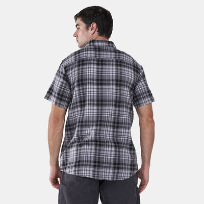 Columbia Men's Under Exposure™ Yarn Dye Short Sleeved Shirt Grey