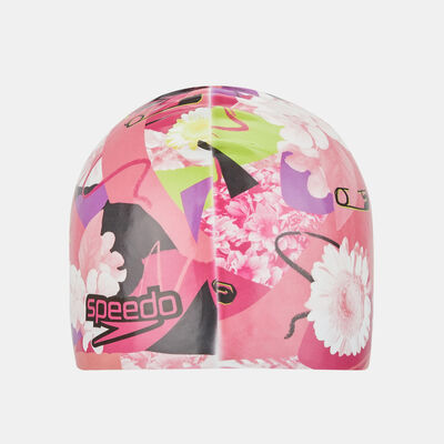 Speedo Kids' Digitally Printed Swimming Cap Multi