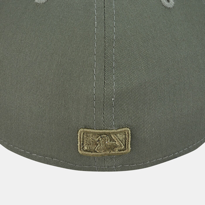 New Era Men's MLB League Essential 39thirty New York Yankees Cap Green New Era Men's MLB League Essential 39thirty New York Yankees Cap Green image number 1