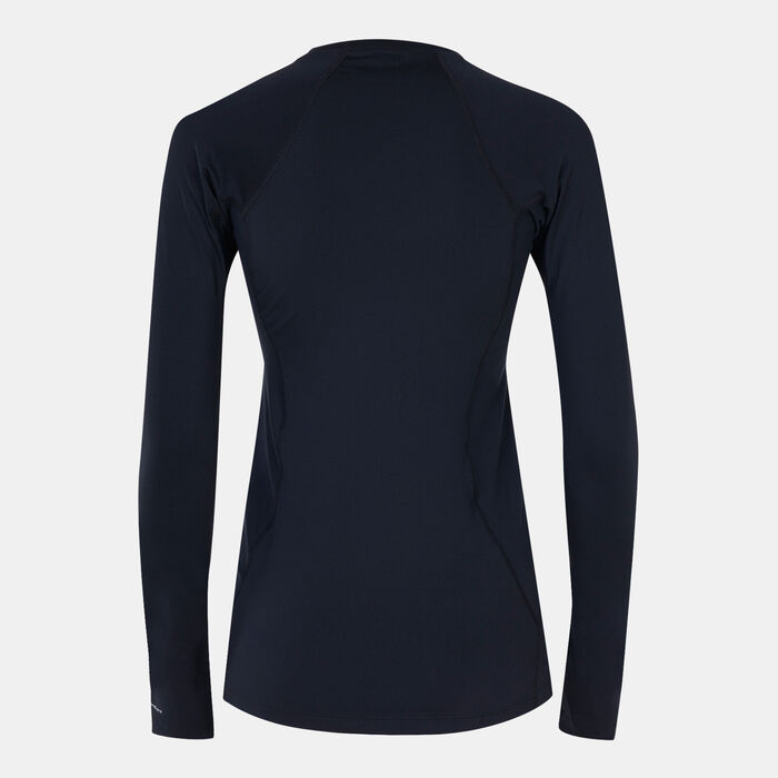 Columbia Women's Midweight Stretch Baselayer Long Sleeve Top Black Columbia Women's Midweight Stretch Baselayer Long Sleeve Top Black image number 1