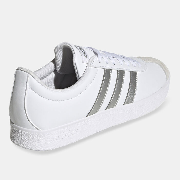 adidas Women's VL Court Base Shoes White image number 2