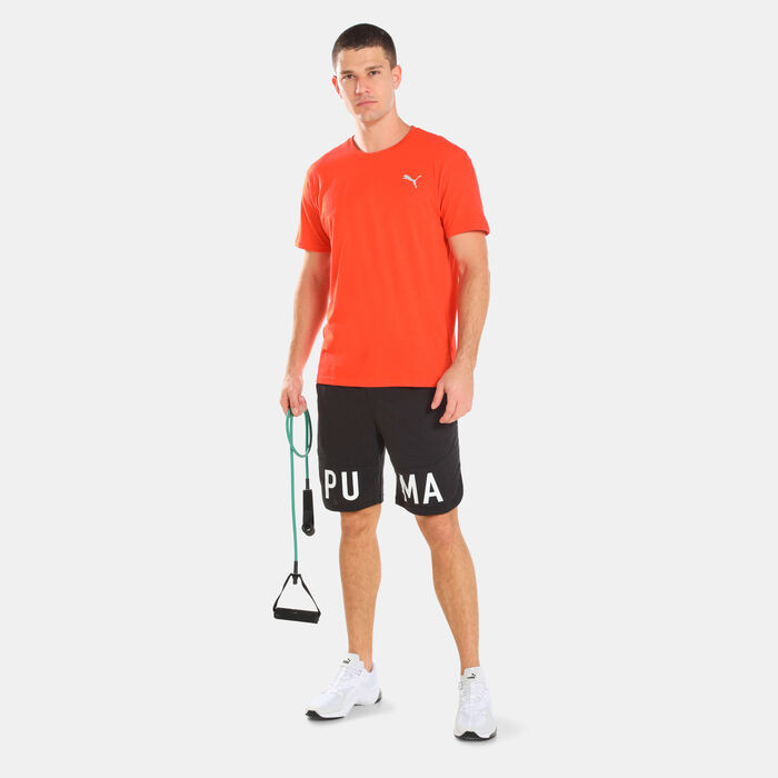 PUMA Men's Train Favorite Energy T-Shirt Red PUMA Men's Train Favorite Energy T-Shirt Red image number 2