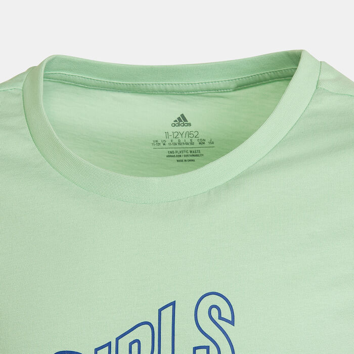 adidas Kids' G PWR GT T-Shirt Green image number 2