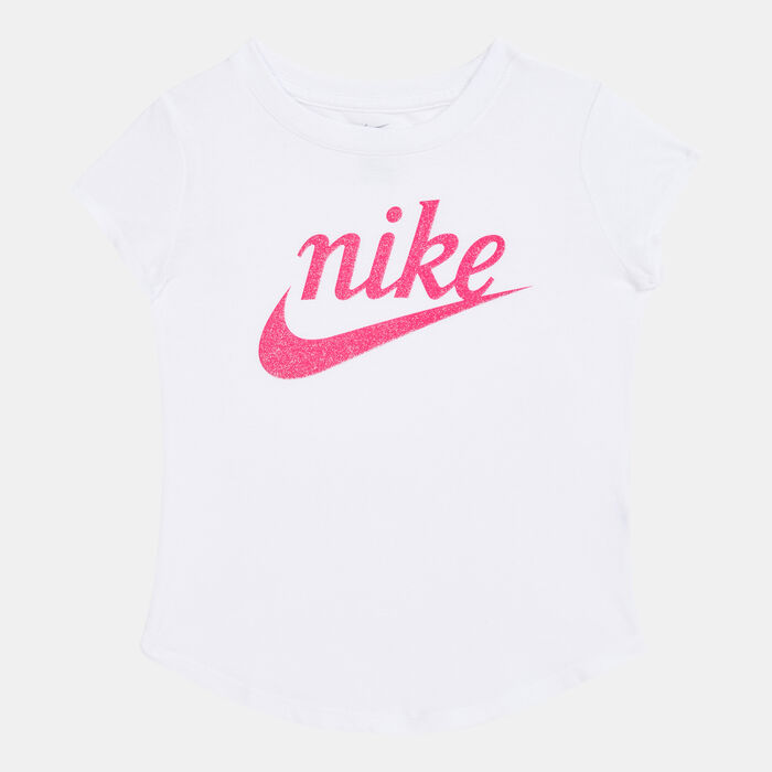 Nike Kids' Script T-Shirt White Nike Kids' Script T-Shirt White image number 0