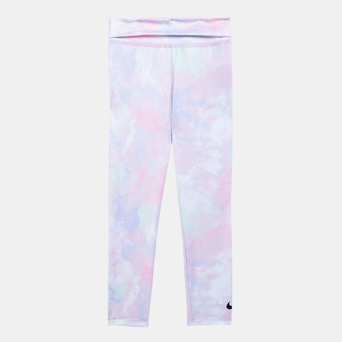 Nike Kids' Sky Dye Dri-FIT Leggings Red image number 0