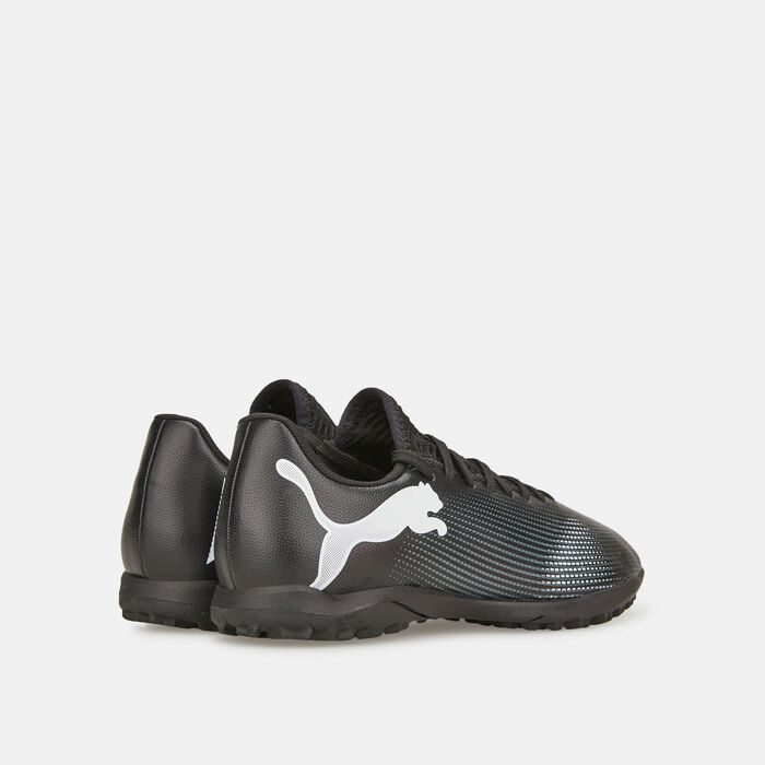 PUMA Kids' Future 7 Play Turf-Ground Football Shoes (Older Kids) Black image number 5