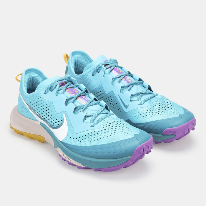 Nike Men's Air Zoom Terra Kiger 7 Trail Running Shoe Blue Nike Men's Air Zoom Terra Kiger 7 Trail Running Shoe Blue image number 1