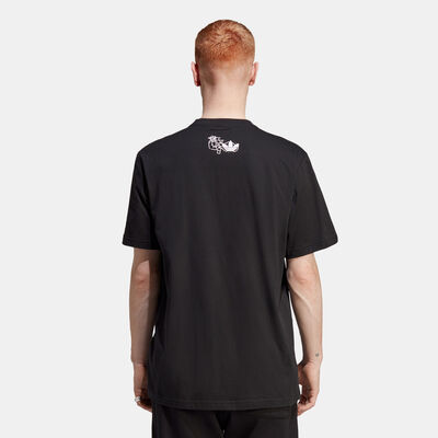 adidas Originals Men's Graphics Hack the Elite T-Shirt Black