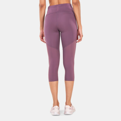 Under Armour Women's Fly Fast 2.0 HeatGear® Cropped Leggings Purple Under Armour Women's Fly Fast 2.0 HeatGear® Cropped Leggings Purple