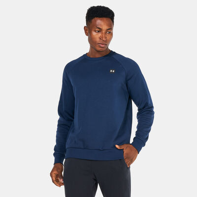 Under Armour Men's Rival Fleece Sweatshirt Blue Under Armour Men's Rival Fleece Sweatshirt Blue