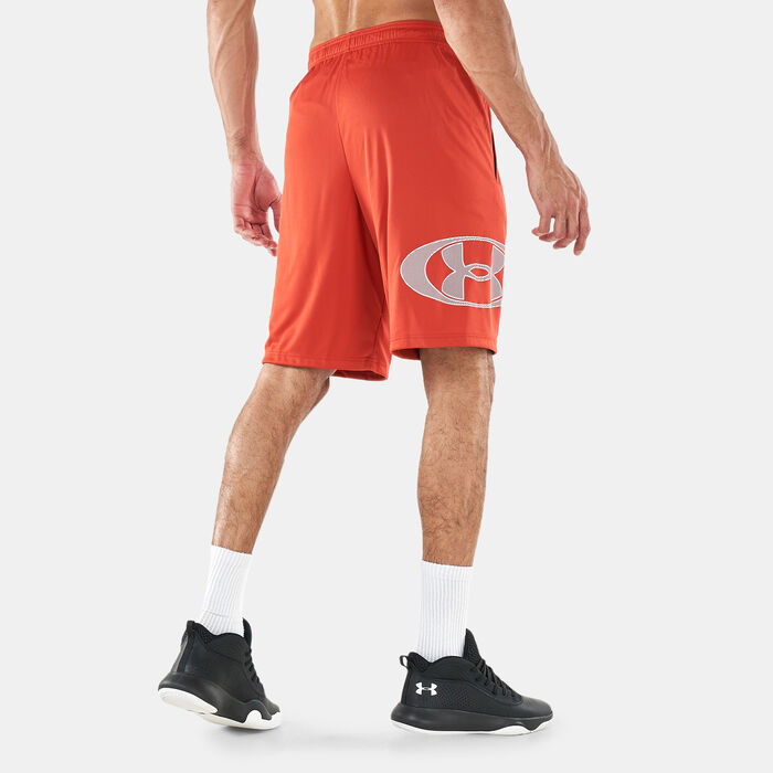 Under Armour Men's UA Tech™ Lockertag Shorts Red image number 1