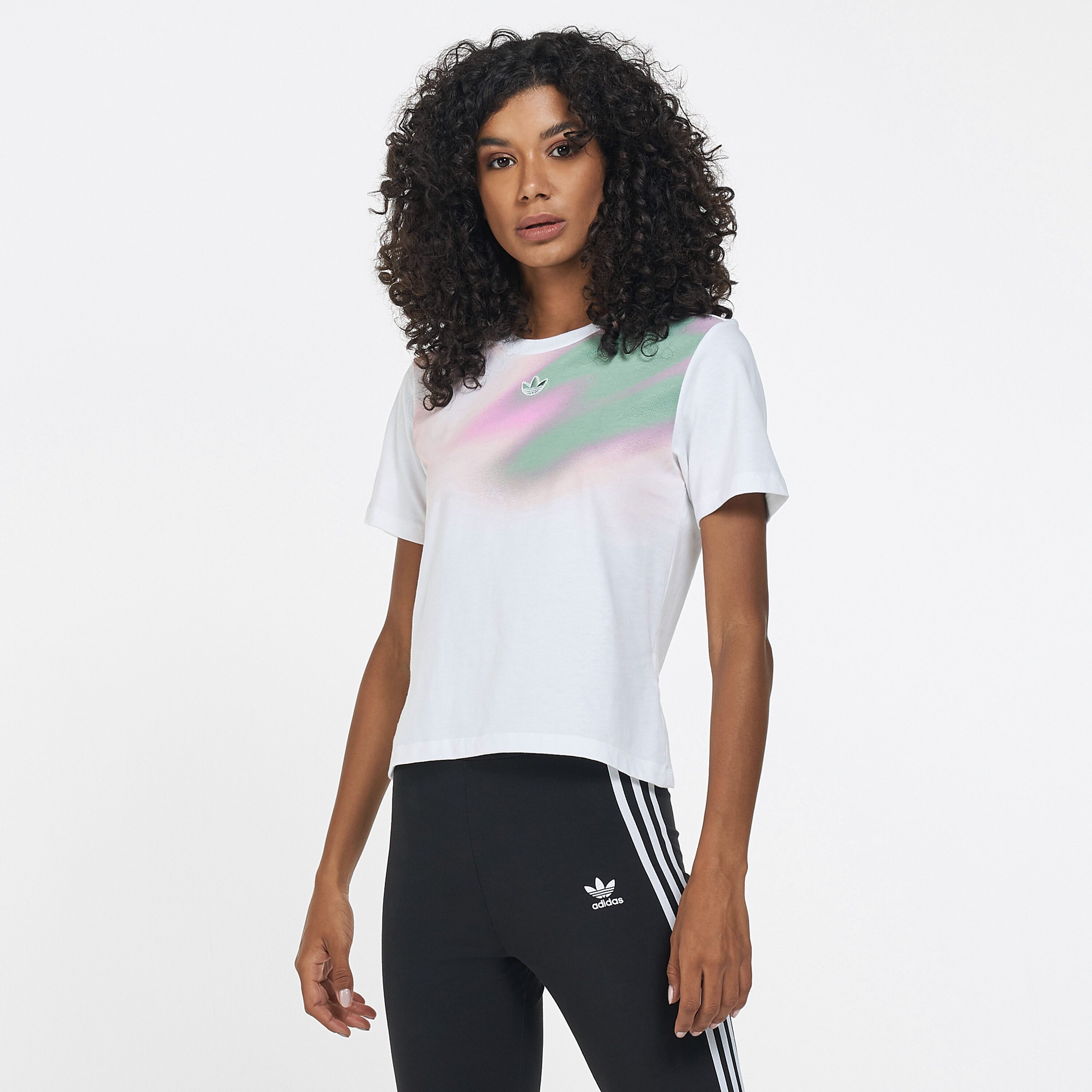 Adidas printed t shirt women's shop