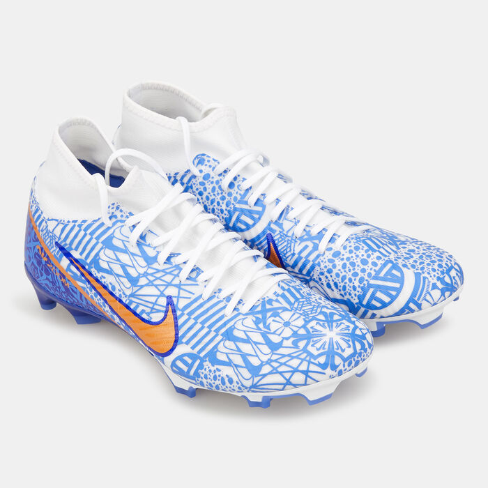 Nike Men’s Zoom Mercurial Superfly 9 Academy CR7 Multi-Ground Football Shoe Blue image number 1