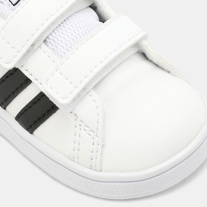 adidas Kids' Grand Court Shoe (Baby and Toddler) White adidas Kids' Grand Court Shoe (Baby and Toddler) White image number 8