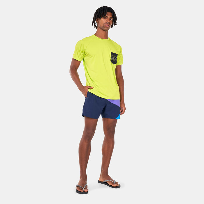 Nike Swim Men's Logo Jackknife 5-Inch Swimming Shorts Blue Nike Swim Men's Logo Jackknife 5-Inch Swimming Shorts Blue image number 2