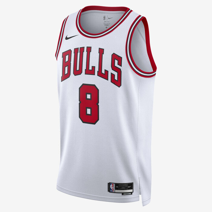 Nike Men's NBA Chicago Bulls Association Edition 2022/23 Dri-FIT Swingman Jersey White Nike Men's NBA Chicago Bulls Association Edition 2022/23 Dri-FIT Swingman Jersey White image number 0