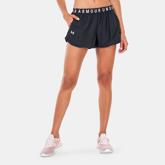 Under Armour Women's Play Up 3.0 Training Shorts Black Under Armour Women's Play Up 3.0 Training Shorts Black image number 0