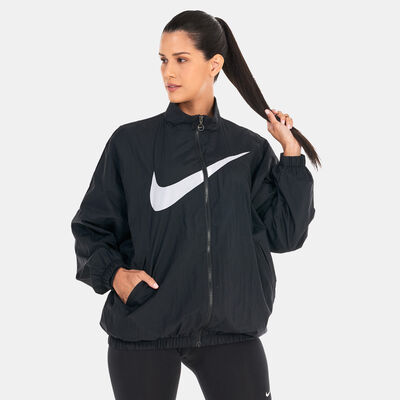 Nike Women's Sportswear Essential Woven Jacket Black