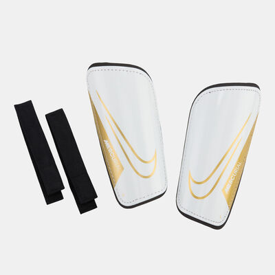 Nike Men's Mercurial Hardshell Football Shinguards White Nike Men's Mercurial Hardshell Football Shinguards White