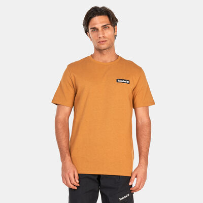 Timberland Men's Heavyweight Logo T-Shirt yellow