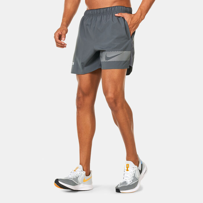 Nike Men's Challenger Flash Dri-FIT Running Shorts Grey Nike Men's Challenger Flash Dri-FIT Running Shorts Grey image number 0