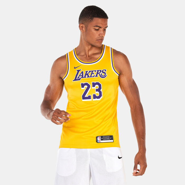 Nike Men's NBA Los Angeles Lakers LeBron James Icon Edition Swingman Jersey Nike Men's NBA Los Angeles Lakers LeBron James Icon Edition Swingman Jersey image number 1