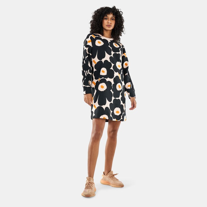 adidas Originals Women's Sportswear Marimekko Fleece Dress Multi adidas Originals Women's Sportswear Marimekko Fleece Dress Multi image number 0