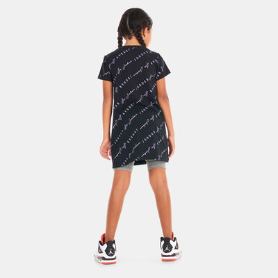 Nike Kids' Essentials Printed Dress Black