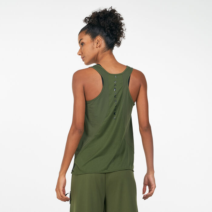 adidas Women's Karlie Kloss Run Tank Top Green image number 1