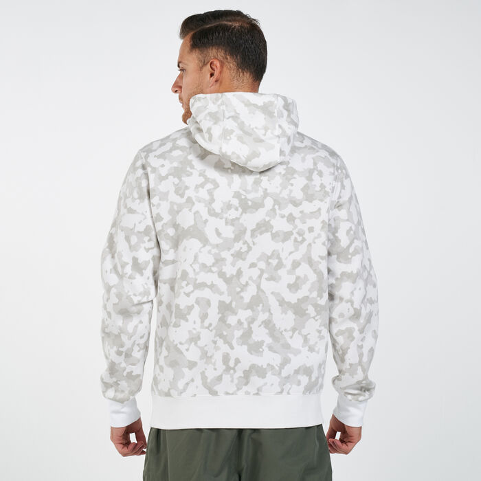 Nike Men's Sportswear Club Hoodie White image number 1