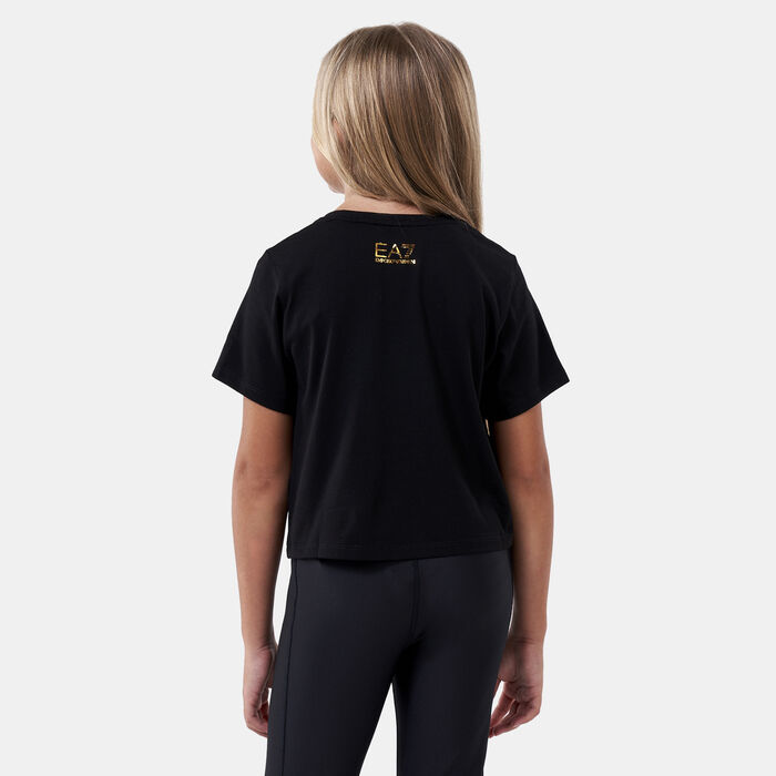 EA7 Emporio Armani Kids' Training T-Shirt Black EA7 Emporio Armani Kids' Training T-Shirt Black image number 1