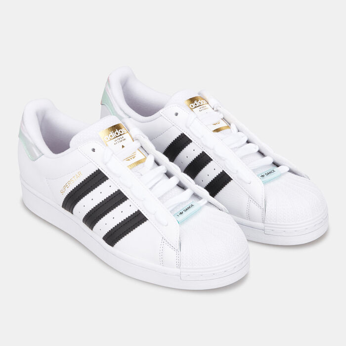 adidas Originals Women's Superstar Shoe Black image number 1