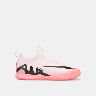 Nike Kids' Mercurial Vapor 15 Academy Indoor Court Football Shoes (Younger and Older Kids) Pink