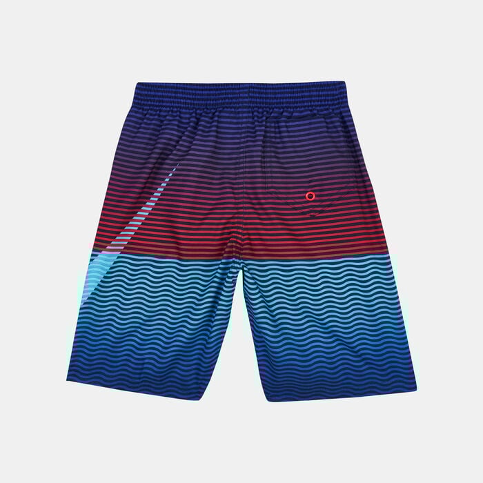 Nike Swim Kids' 8-Inch Volley Swimming Shorts Blue Nike Swim Kids' 8-Inch Volley Swimming Shorts Blue image number 1