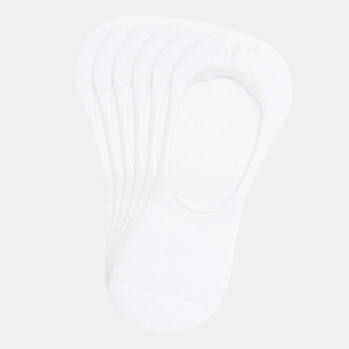 Sun and Sand Sports Men's Half-Cushioned No-Show Socks (3 Pack) - S/M White image number 0