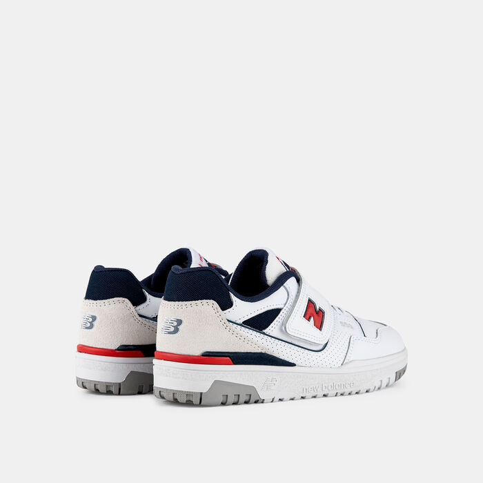 New Balance Kids' BB550 Shoes White image number 2