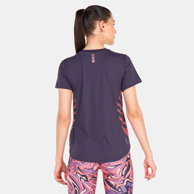 Under Armour Women's UA Iso-Chill Laser T-Shirt Purple