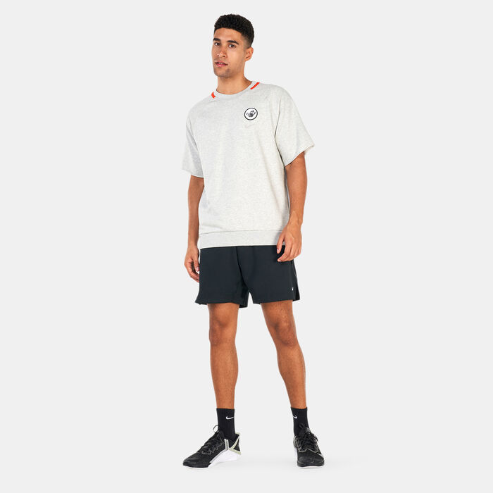 Nike Men's Dri-FIT Fitness Crew T-Shirt Grey Nike Men's Dri-FIT Fitness Crew T-Shirt Grey image number 2