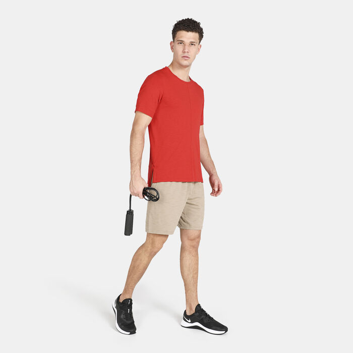 Nike Men's Dri-FIT Hyperdry Yoga Shorts Brown Nike Men's Dri-FIT Hyperdry Yoga Shorts Brown image number 2