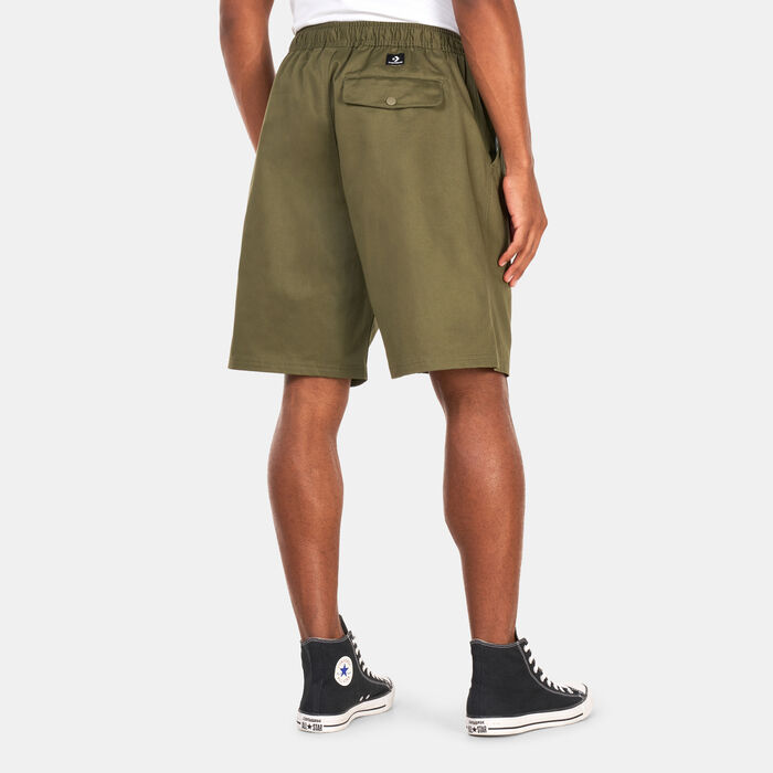 Converse Men's Woven Shorts Green image number 1