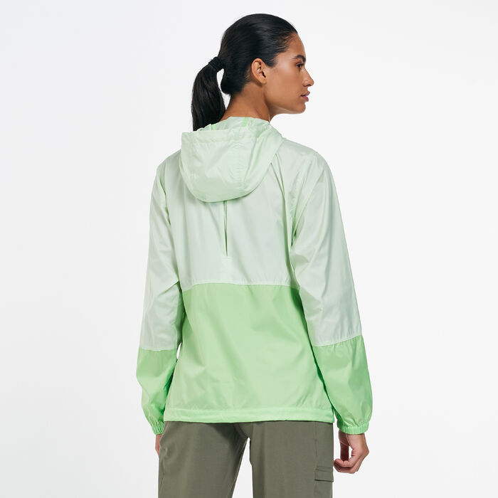 Columbia Women's Flash Forward™ Windbreaker Jacket Green Columbia Women's Flash Forward™ Windbreaker Jacket Green image number 1