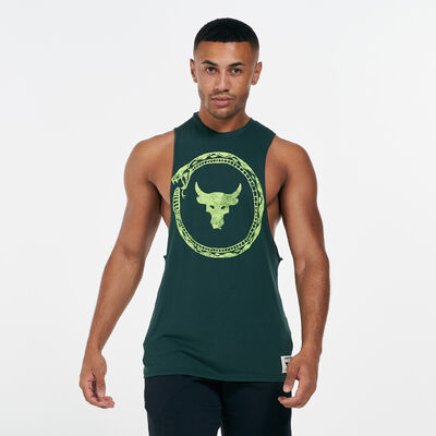 Under Armour Men's Project Rock Same Game Tank Top Green