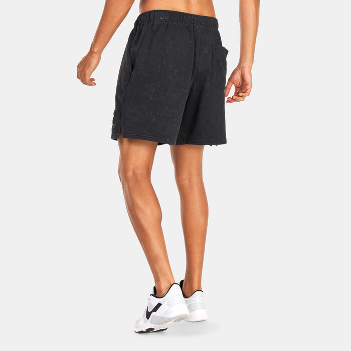 Nike Men's Dri-FIT Fleece Fitness Shorts Black image number 1