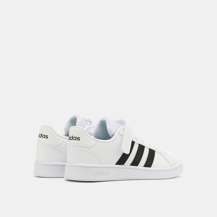 adidas Kids' Grand Court Shoe (Younger Kids) White adidas Kids' Grand Court Shoe (Younger Kids) White image number 2